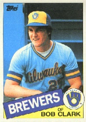 1985 Topps Baseball Cards      553     Bob Clark